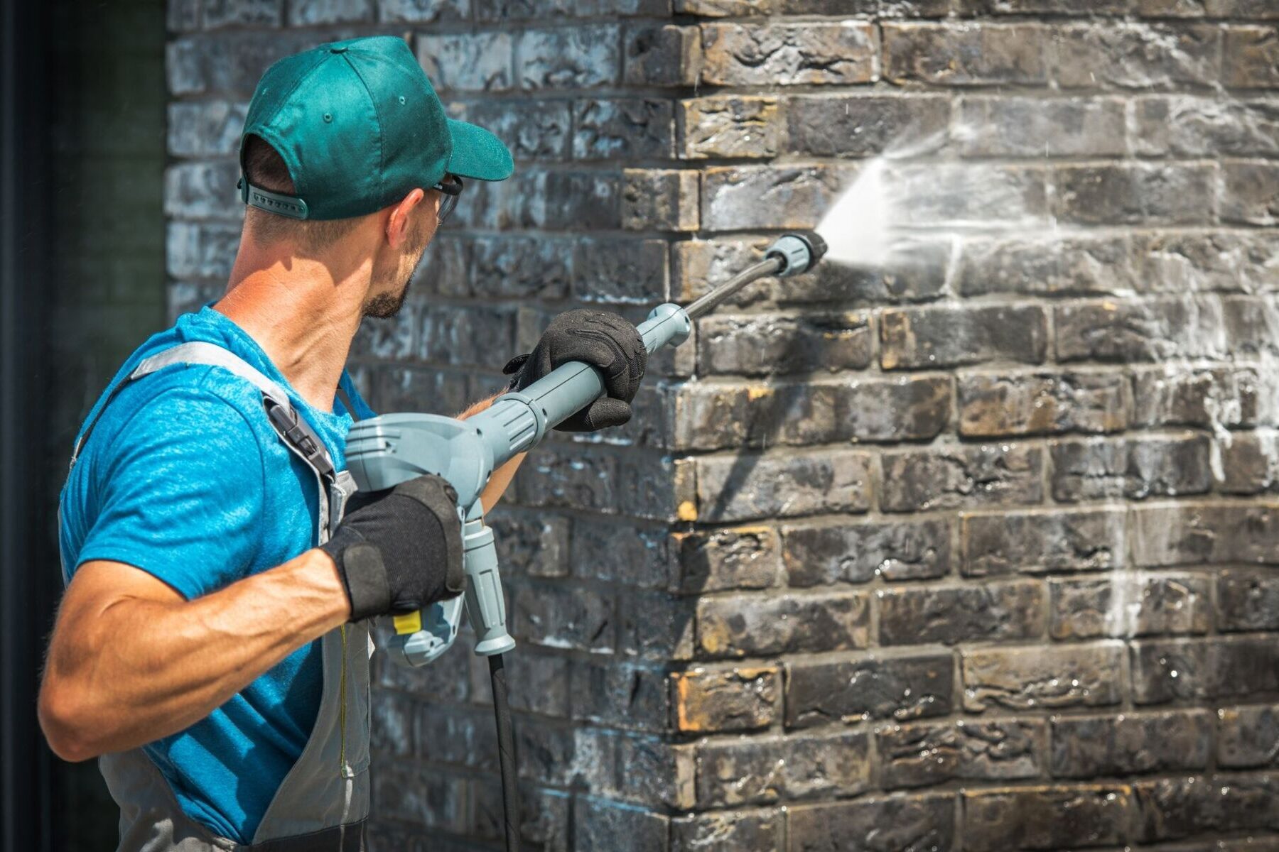 House Brick Wall Washing